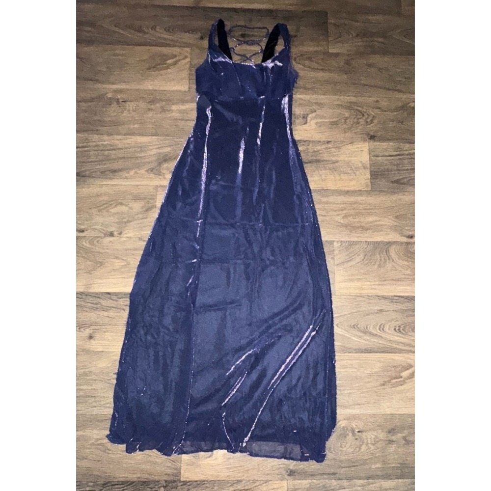 Jump Vintage Y2K  Purple Shiny Fairy‎ Tale Princess Barbiecore Ballet Core Dress